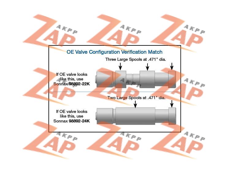 OVERSIZED LOCKUP TIMING VALVE KIT