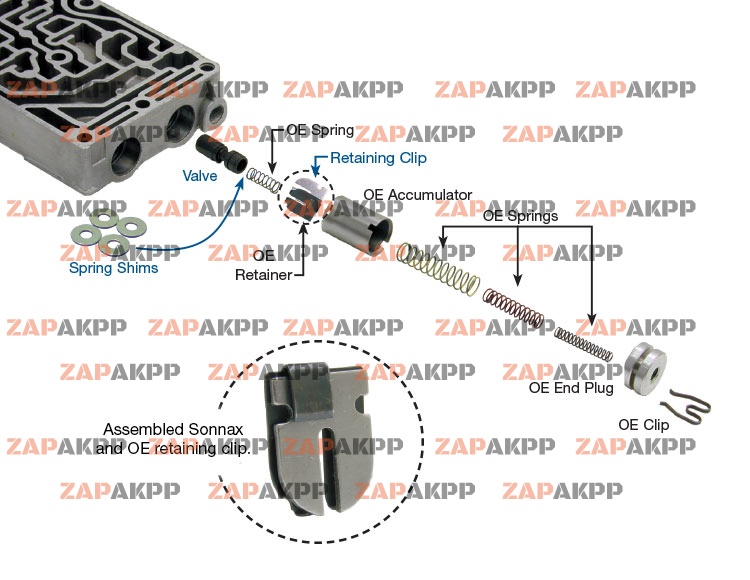 1-2  2-3 ACCUMULATOR CONTROL VALV