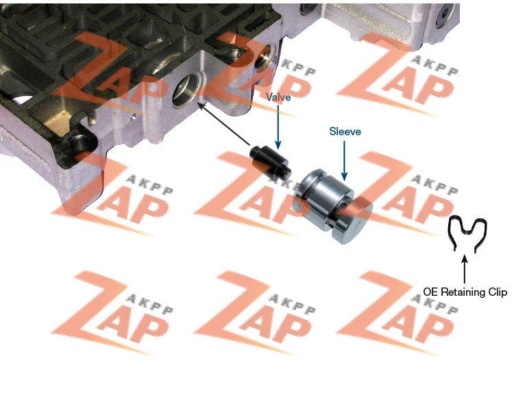 TCC MODULATOR PLUNGER VALVE KIT