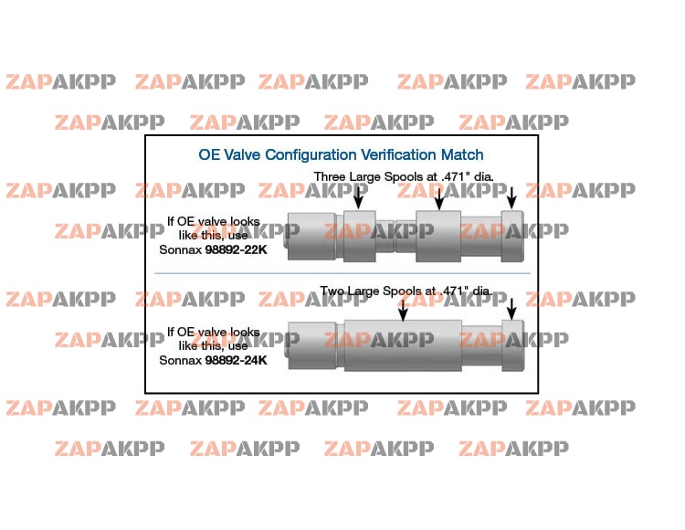 OVERSIZED LOCKUP TIMING VALVE KIT