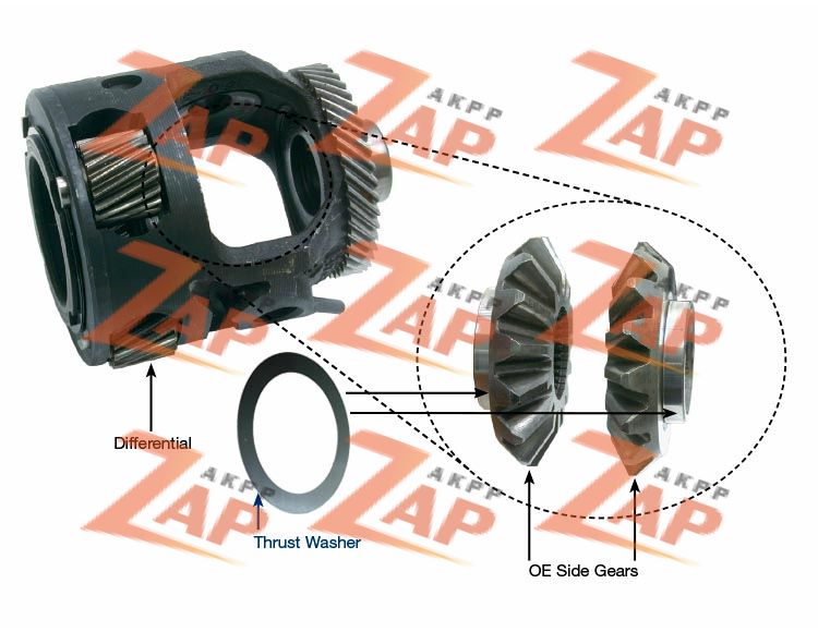 DIFFERENTIAL SIDE GEAR THRUST WAS