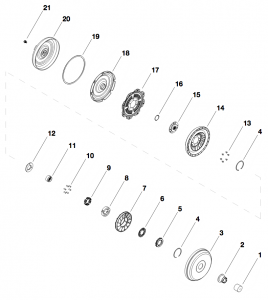 Torque Converter RL4F02A (DA-13