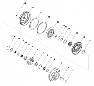 Torque Converter 5R110W, 6-Stud with Multi-Plate Clutch Kit