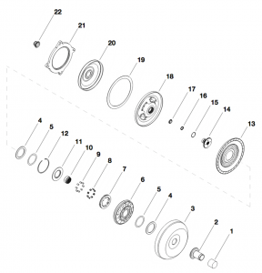 Torque Converter 10 Racekit Ford AODE, 4R70W Lockup