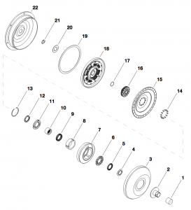 Torque Converter JR403E, RG4R01A