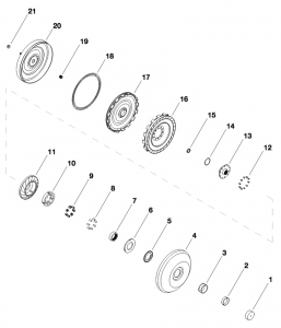 Torque Converter CD4E, 9-1/4  10-1/4