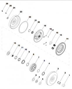 Torque Converter 298mm LU (250C, 350C, 200-4R, 4L60  E)