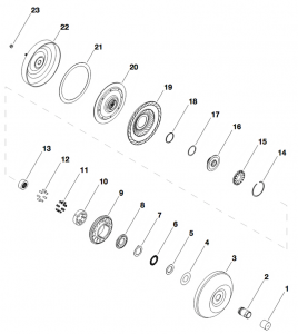 Torque Converter 4R55E, 5R55E Late Production