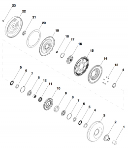 Torque Converter A43DE, DL