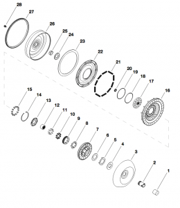 Torque Converter 10-3/4 LU