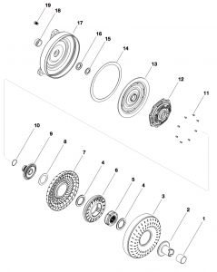 Torque Converter 10 Racekit GM 4L60-E, 300mm LU