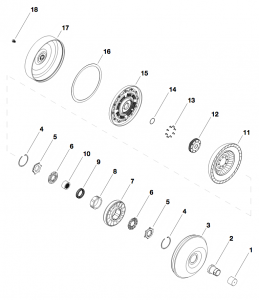 Torque Converter RE4R03A, 280mm (DA-30