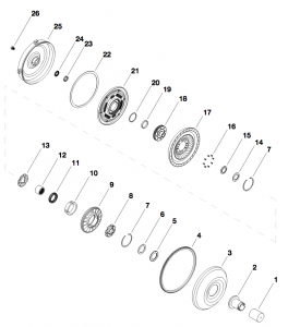 Torque Converter RE4R01A (Subaru)