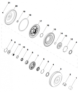 Torque Converter 4L80-E (Early Single Stator)