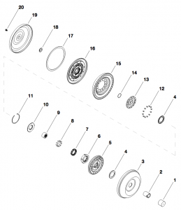 Torque Converter 4L80-E (Late Single Stator)