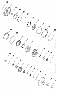 Torque Converter A4LD Multi-Plate