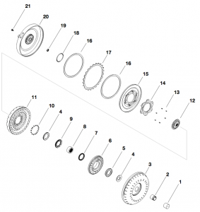 Torque Converter ZF5HP19 (Captive Clutch)