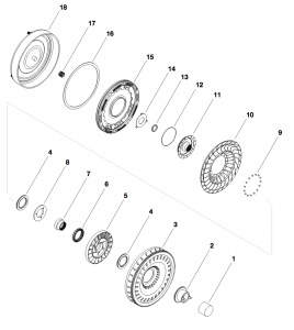 Torque Converter 096 LU (01M)