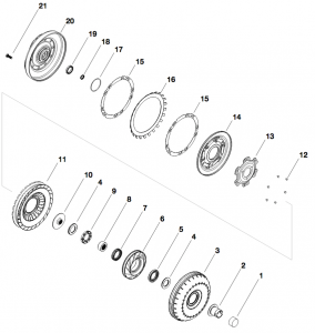 Torque Converter ZF6HP26, 260mm